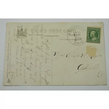 Vintage Postcard - Fond Birthday Wishes - 1911