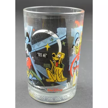 McDonalds Glass - 100th Year Of Walt Disney - Mickey At The Wheel