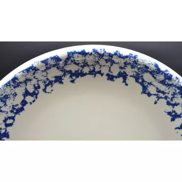 Tienshan Pottery Animals Pattern -  Cow Dinner Plate - 10.25 Wide