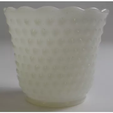 Anchor Hocking -  Hobnail Milk Glass Pattern - Small Jardiniere (Planter)