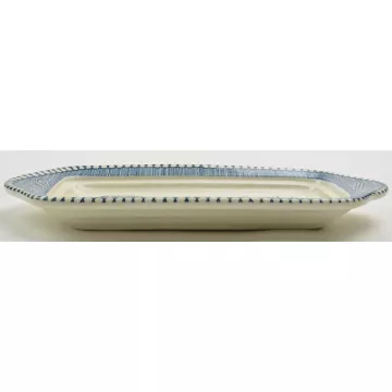 Royal - Currier & Ives Blue Pattern - 1/4 Lb Butter Dish - No Lid