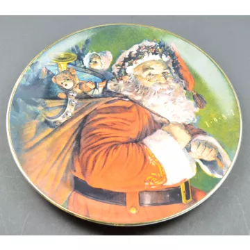Avon - The Magic That Santa Brings - 1987 Christmas Collectors Plate - 8 Round