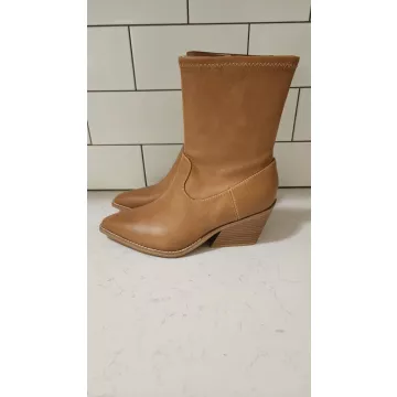 Aubree Women's Ankle Boots With Chunky Heel & Memory Foam Insole