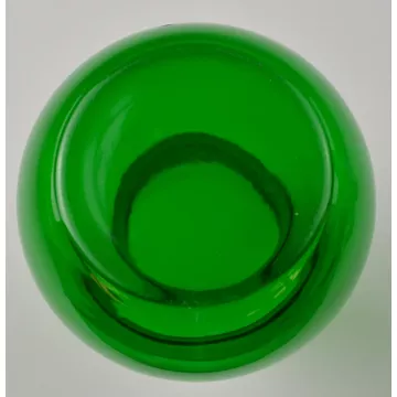 Anchor Hocking - Forest Green Pattern - Flower Vase - 6.375 Tall