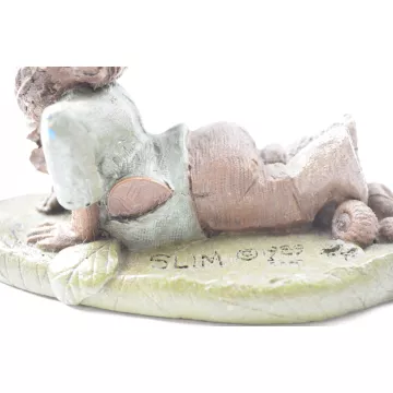 Thomas (Tom) F. Clark 1989 Gnome Resin Figurine - Slim - 3 Tall