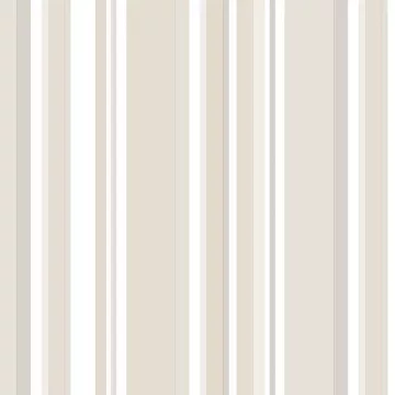 SY33964 Step Stripe Wallpaper Light Beige, White Simply Stripes 2 Norwall Wallcovering