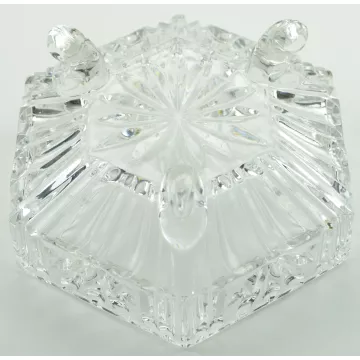 Vintage Princess House Full Lead Crystal Three Footed Candy Dish