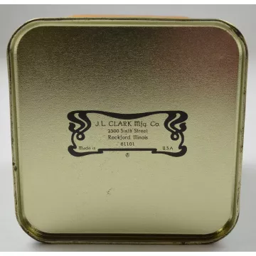 Wares Delicious Fruit Flavors Assorted Candy 1Lb. Tin - 4.75 Tall