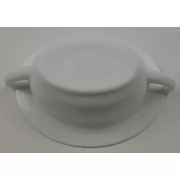 Anchor Hocking Vitrock White Pattern - Cream & Sugar Set
