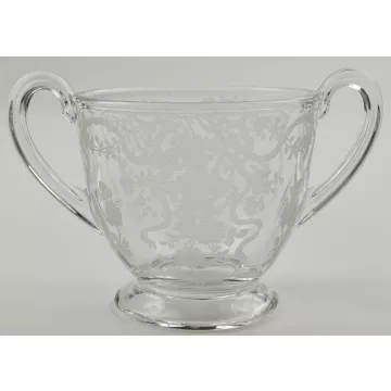 Fostoria - Romance Pattern - Footed Open Sugar