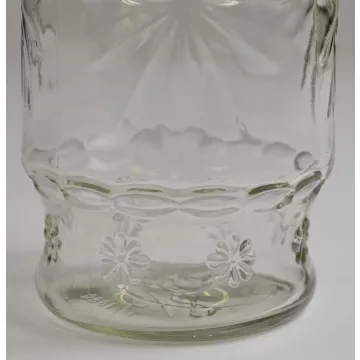 Anchor Hocking Glass Planters Peanuts Lidded Jar - 1980 - 9.75 Tall