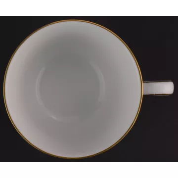Noritake China - White Scapes Collection - Whitecliff Pattern 4083 - Flat Cup