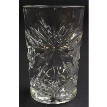 Anchor Hocking Prescut Clear Pattern - Flat Juice Glass - 3.75 Tall