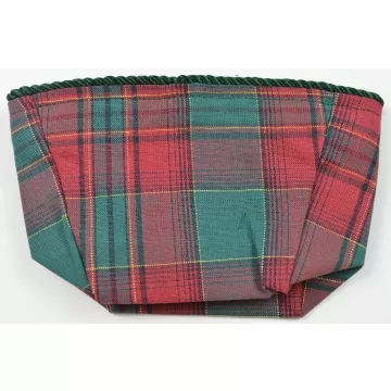 Longaberger Oregano Basket Liner - Evergreen Plaid