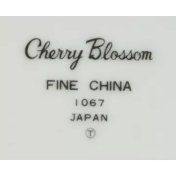 Fine China Of Japan - Cherry Blossom Pattern - Lidded Sugar Bowl