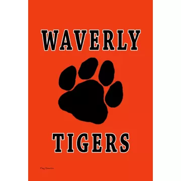 Flag Emotes Double Sided Garden Flag Waverly High School Tigers