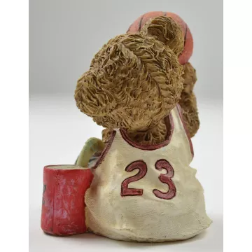 James Alex Basketball Bear Resin Figurine - 4 Tall