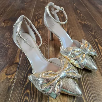 Women's Grace Bow Heels with Memory Foam Insole