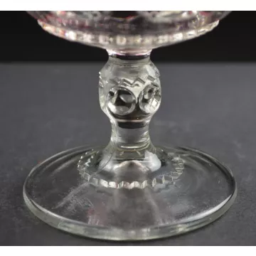 Tiffin / Franciscan - King's Crown Ruby Flashed (Top Only) - Water Goblet