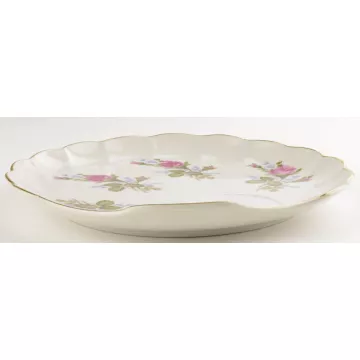 Made In Japan China - Moss Rose Pattern - Snack Plate