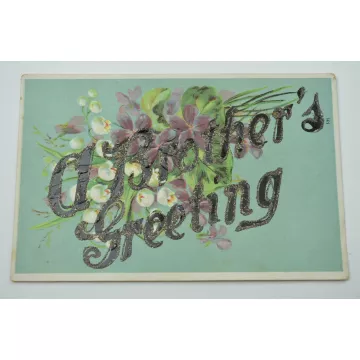 Vintage Postcard - A Brother's Greeting - Early 1900's