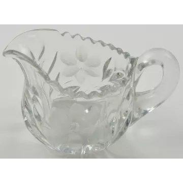 Tiffin / Franciscan - Cut 83 Clear - Cut Floral Pattern - Creamer - 167