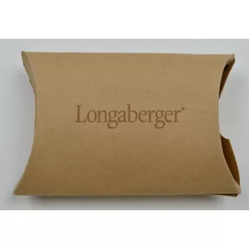 Longaberger Pottery 2003 Merry Christmas Basket Tie On