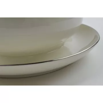 Noritake China - Gravy Boat & Attached Underplate - Cornelia Pattern - 7572