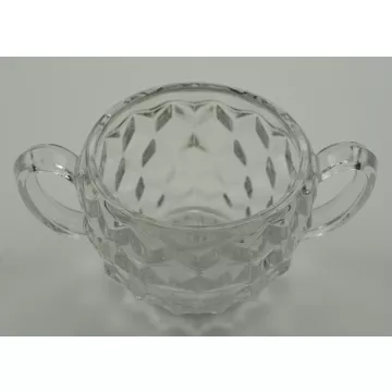 Fostoria - American Clear Pattern - Open Sugar - 3.5 Tall