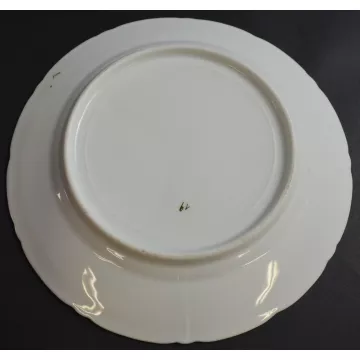 PS Bavarian Porcelain China Bread Plate - Pink Floral Pattern - Bavaria Germany