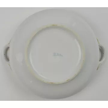 Nippon - Hand Painted Pink Rose Pattern - Round Vegetable Bowl (No Lid)