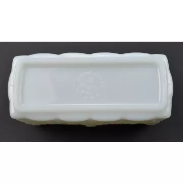 Anchor Hocking (Fire King) Planter - Vintage Milk Glass Pattern
