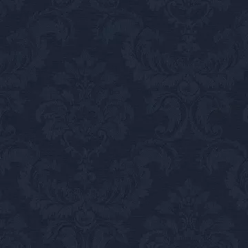 SK34734 Damask Emboss Wallpaper Navy Simply Silks 3 Norwall Wallcovering