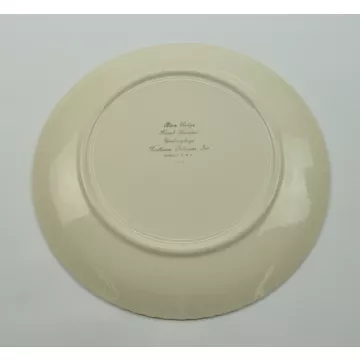 Blue Ridge - Hand Painted Floral Pattern - Dinner Plate - 10.25 Round