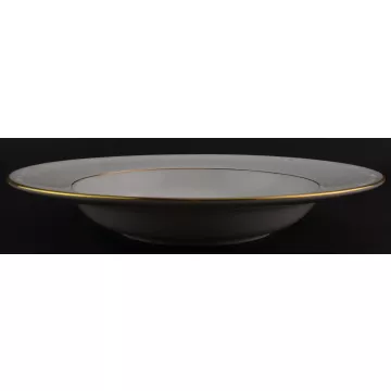 Noritake China - White Scapes Collection - Whitecliff Pattern 4083 - Soup Bowl