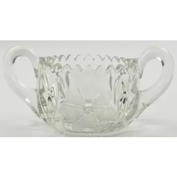 Tiffin / Franciscan - Cut 83 Clear - Cut Floral Pattern - Open Sugar - 167