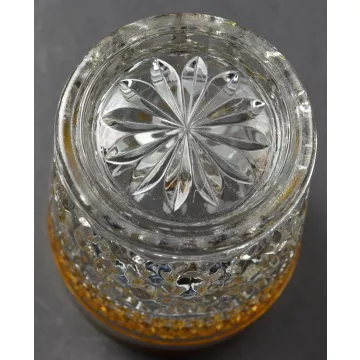 Anchor Hocking Glass - Wexford Gold Pattern - Old Fashion Tumbler - 3.75 Tall