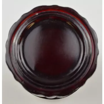 Anchor Hocking - Swirl Royal Ruby Pattern - 10 Oz. Flat Tumbler - 4 Tall