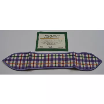 Longaberger Blueberry Plaid Small Handle Tie