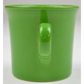 Homer Laughlin Green Fiesta Tom & Jerry Mug With Ring Handle - 3.5 Tall