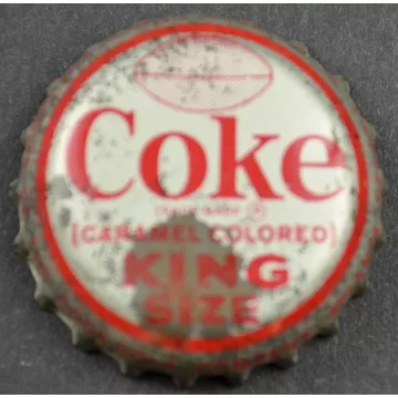 Coca Cola NFL All Stars King Size Bottle Cap - N.Y. Giants Tucker Frederickson