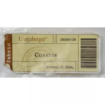 Longaberger Coaster Basket Liner - Spring Floral