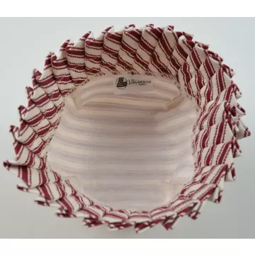 Longaberger Basket Liner - Red Stripe Pattern