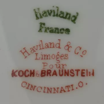 Theodore Haviland France - Bread & Butter Plate - Fleur De Lis - 6.375 Round