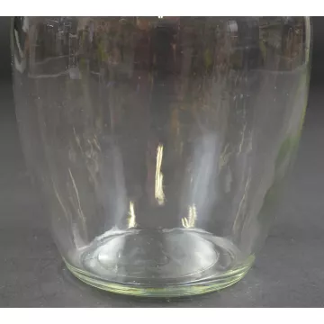 GGG Clear Pressed Glass Sweetheart Vase - No. 1999 - 8 Tall