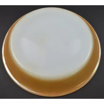 Anchor Hocking Glass Fire King Peach Lustre Colonial Pattern - 9 Pie Plate