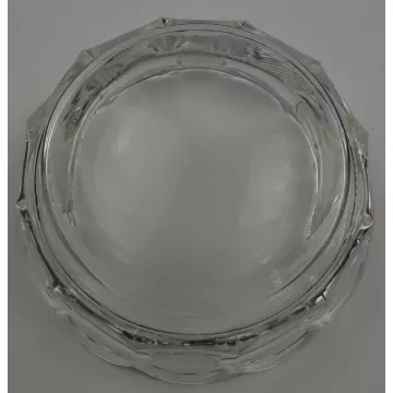 Fostoria Coin Glass Clear Pattern Candy Box With No Lid