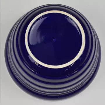 Cobalt Blue Pottery Mixing Bowl - 8.25 Wide