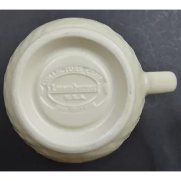 Longaberger Collectors Club - American Craft Originals Ivory - Cream & Sugar Set