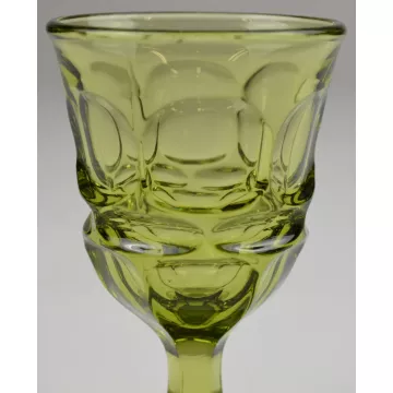 Fostoria Argus Green Pattern - Wine Glass - 4.875 Tall